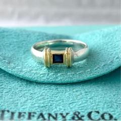 Tiffany & Co. シルバー925 サファイアリング／箱なし／USED品 Tiffany & Co. シルバー925 サファイアリング／箱なし／USED品