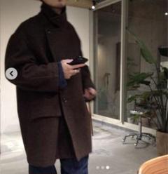 ジャケット・アウター YOKE OVERSIZED DOUBLE BREASTE HALF COAT YOKE OVERSIZED DOUBLE BREASTE HALF COAT