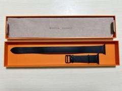 HERMES Apple Watch用ベルト ドゥブルトゥールブラック