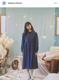 Boka nii（ボカニー）の「ロングシャツワンピース（シャツ