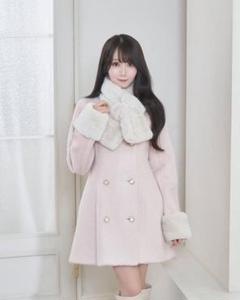 Rose Muse tailored loose coat グレー