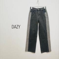 DAZY デイジー パネルデザイン ハイウエスト デニムパンツ デニム ジーンズ