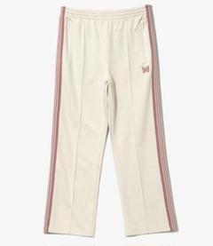 新品 NEEDLES トラックパンツ IVORY ストレート xsサイズ