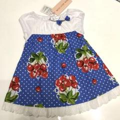 新品　むーのんのん　ワンピース　80
