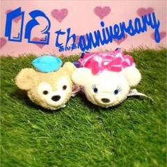 ダッフィー 香港ディズニー 12周年 ぬいぐるみ3体セット