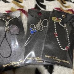 4,000円相当 東京ディズニーリゾート クリスタルストラップ3種