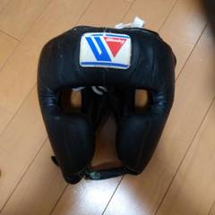 最終価格 Winning ボクシング ヘッドギア 黒 タグ無