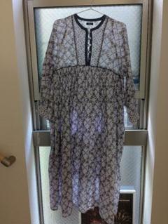 marble SUD Floral lattice コットンボイルワンピース