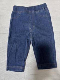 【美品・記名なし】赤ちゃん本舗　デニム風パンツ サイズ80 SimpleFREE