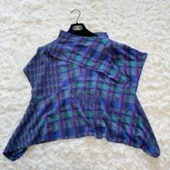 センソユニコ慈雨　五分袖チュニック　変形　ストレッチ　カットソー オリジナルFashion - センソユニコ慈雨 五分袖チュニック 変形