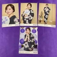 梅澤美波 浴衣 生写真 ヨリ チュウ ヒキ 座り真夏の全国ツアー2025