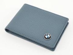【BMW】ブルーグレー カードケース 定期入れ 財布