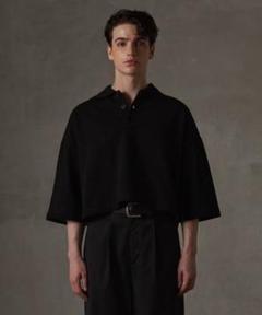 【GRANCY】ジップレイヤード ワイドショート ポロシャツ L GRANCY】Ziplayered Wideshort Poloshirt / ジップレイヤード