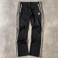 adidas アディダス トラックパンツ トレフォイル刺繍 XL 黒 13584