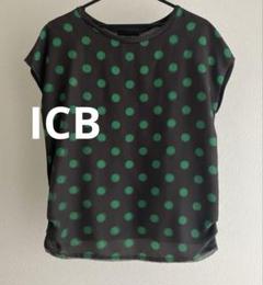 iCB ドット柄tシャツ トップス