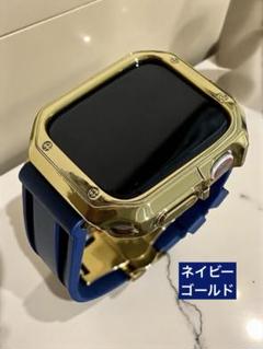 Apple Watch 46mm ラバーバンドベルト & カバーケースセット@0