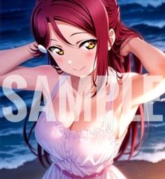 131　桜内梨子　Aqours　ラブライブ　ブロマイド　Lサイズ