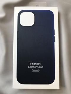 Mick【新品未使用】iPhone14用　純正レザーケース　インク レビュー】MagSafe対応iPhone 14 Proレザーケース｜ディープ