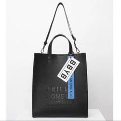 bbyb 韓国　ブラック　オフィスカジュアル　バッグ　A4のサムネイル