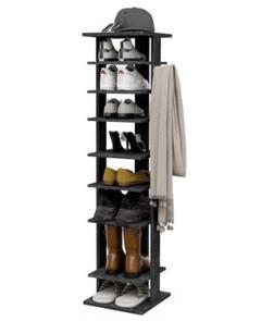 □シューズラック 省スペース 大理石柄 木製 120*30*30cm 9段階