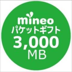 mineo マイネオ パケットギフト 3GB(3000MB)即日対応可能