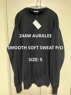 24AW AURALEE SMOOTH SOFT SWEAT P/O サイズ5のサムネイル
