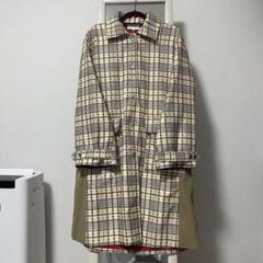 K1mG CLASSIC ベージュ チェック柄 トレンチコート S - メルカリ