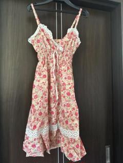 新品 未使用♥リズリサ 花柄 ノースリーブ ワンピ 美品》 LIZ LISA 花柄 ノースリーブ フレアワンピース 美