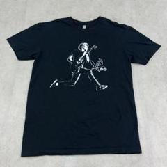 ギタリスト　トップス　半袖　Tシャツ　古着　ブラック　黒　Mのサムネイル