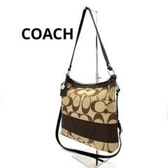 COACH ショルダーバッグ サコッシュ ベージュ ブラウン