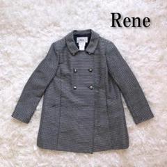 Rene ジャケット　ブラック　38size 美品 2025年最新】Rene カラー：ブラック系 ノーカラージャケットの