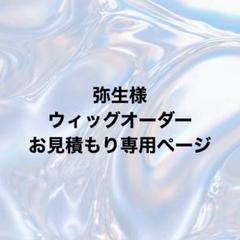 弥生様 ウィッグオーダー専用ページ - メルカリ