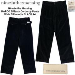 Nine in the Morning MARCO 2プリーツコーデュロイパンツ