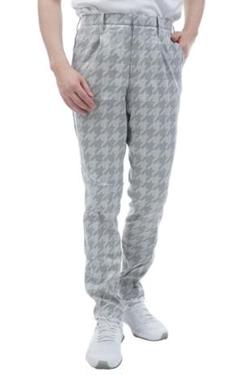 【新品未使用】St ANDREWS ヘリンボーンジャガードパンツ メンズM　LL