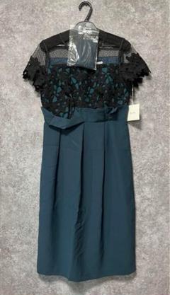 美品SCOT CLUB シフォンフリルワンピースMアシンメトリードレス