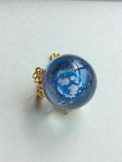 【　宇宙　銀河　レジン　空間】　ハンドメイド　キーホルダー　チャーム　球体