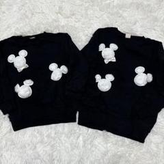 【新品未使用】プティマイン【Disney】ファーアップリケトレーナー姉妹でお揃い 新品未使用】プティマイン【Disney】ファーアップリケトレーナー