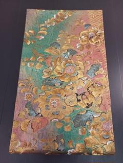 美品　金唐革　袋帯　正絹　六通 お値下げ中！美品 金唐革 袋帯 正絹 六通 - メルカリ