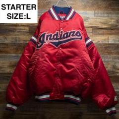 【MLB】インディアンス　ガーディアンズ　スタジャン Starter STARTER MLB インディアンス INDIANS ナイロンジャケット