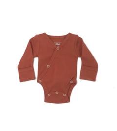 L'ovedbaby Kimono Bodysuit （メイプルオレンジ）