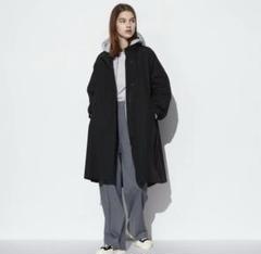 ユニクロ　モッズコート2024  新品　Ｌブラック　完売品 2025年最新】ユニクロ モッズコート 2024の人気アイテム - メルカリ