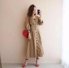 ZARA トレンチ風アウター　ワンピース　xs 春夏は「ワンピース」をチェックして！【ZARA】トレンチ風ワンピ