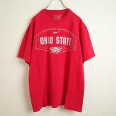 USA 古着 NIKE ナイキ NFL ゲームシャツ オハイオ州立大学 カレッジ 00s ナイキ オハイオステート バックアイズ NCAA ゲームシャツ