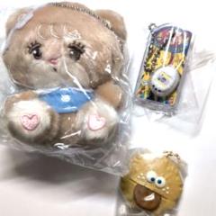 ガチャガチャ3点セット (モンスター塩クッキー、初代たまごっち、ラテ)