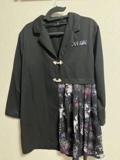 D53 NieR CLOTHING ワンピース ひざ丈 チェック 完売品】【NieR】チェック柄ワンピース 【取り外し可能ベルト