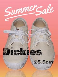 Dickies ベージュ ローカットスニーカー 25.5cm