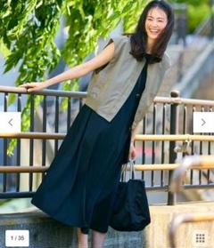 未使用UNFILOダブルボタンロングジレ 4267078.jpg