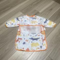 子供用動物柄防水エプロン