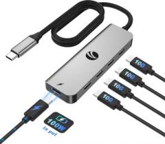 USB Cハブ 10Gbps 5-in-1 5ポート拡張USB 高速データ転送