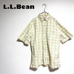 限界価格⭐︎L.L.Bean シアサッカーシャツ チェック柄 半袖 Sサイズのサムネイル